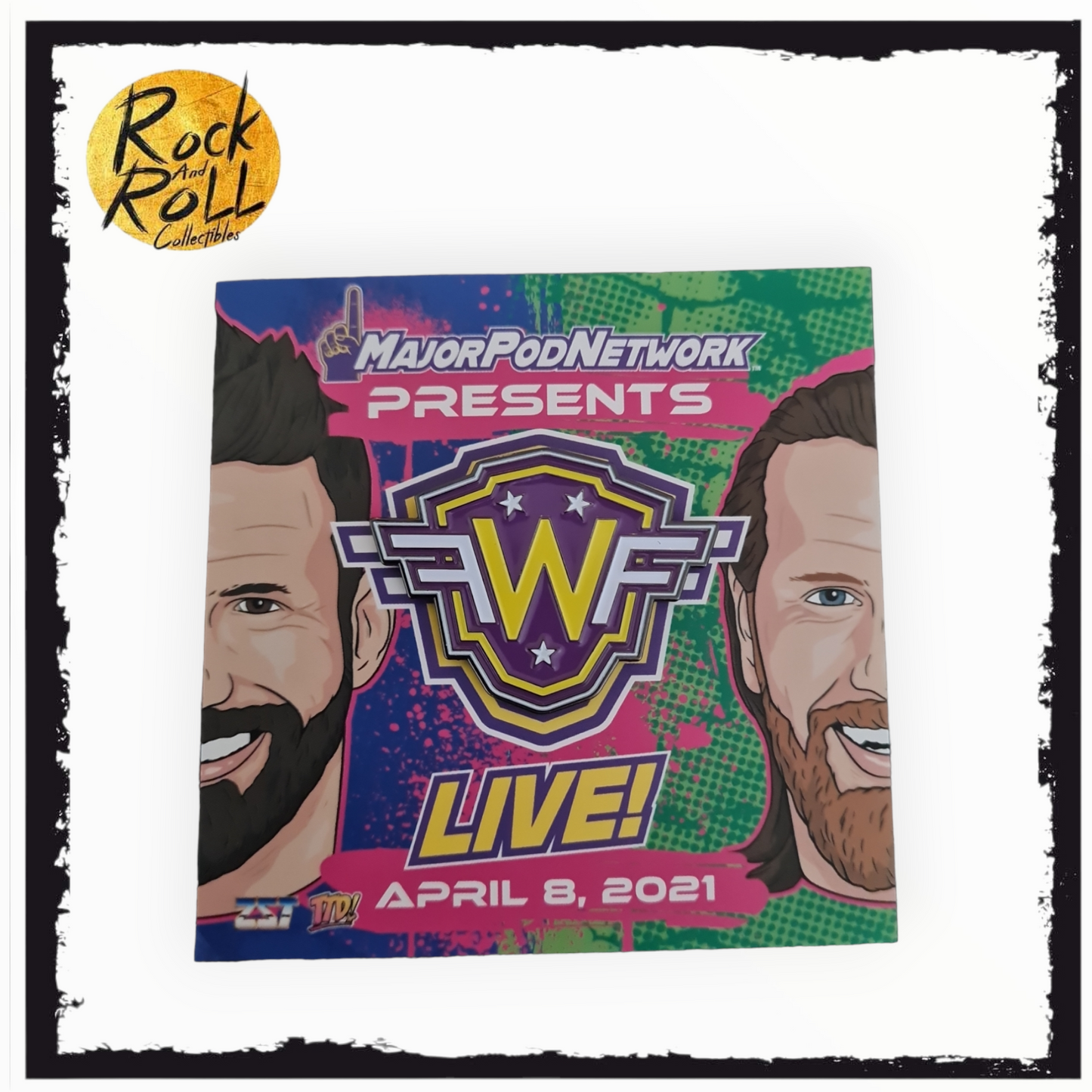 Major Wrestling Figure Podcast - Major Pod Presents Live Enamel Pin