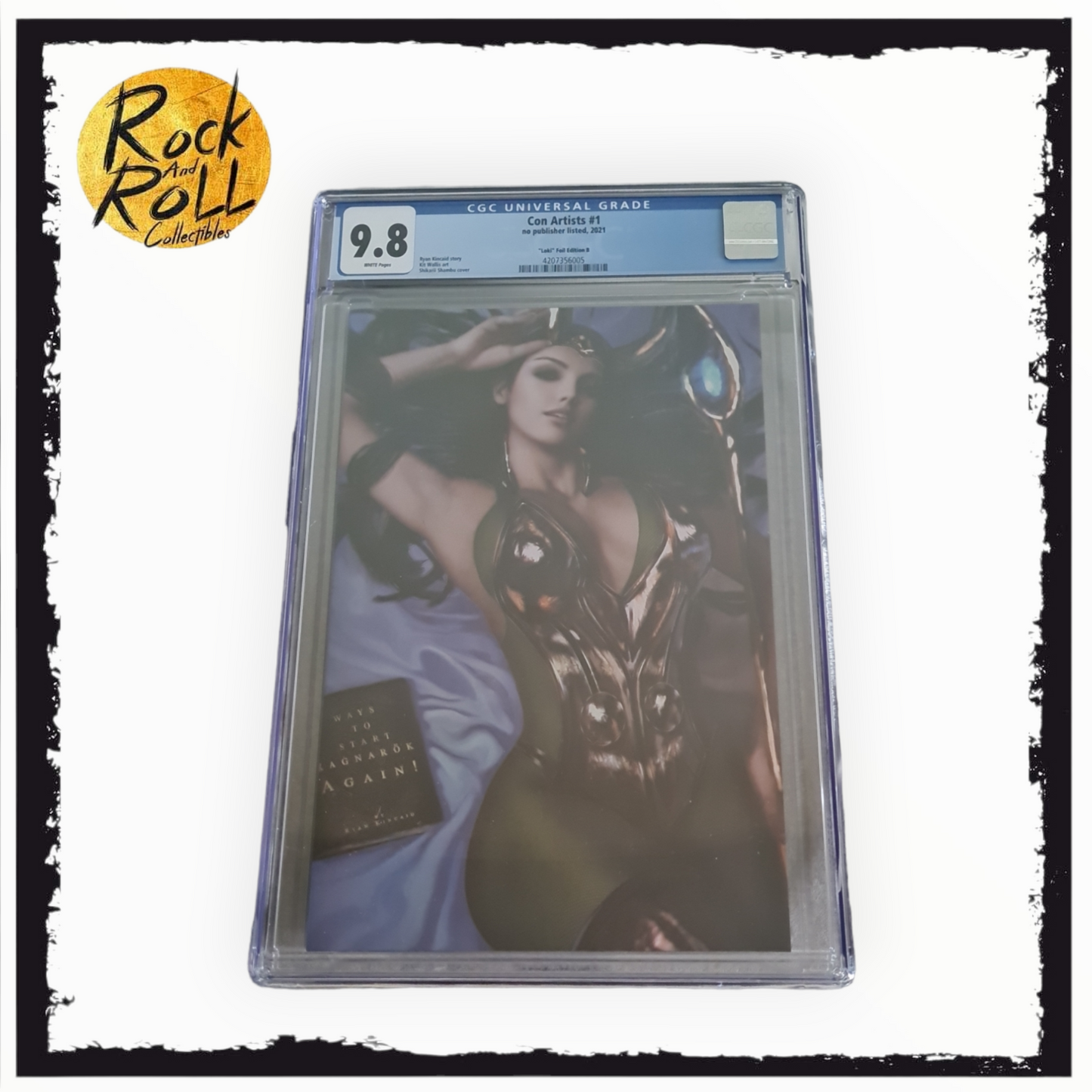 Lady Loki 2021 - Con Artists #1 Loki "Foil" Edition B - CGC 9.8
