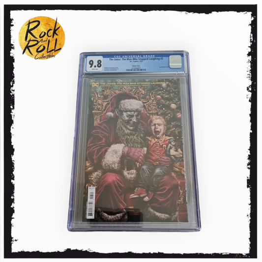 D.C. Comics 2/23 - The Joker: The Man Who Stopped Laughing #3 Lee Bermejo Variant Cover - CGC 9.8