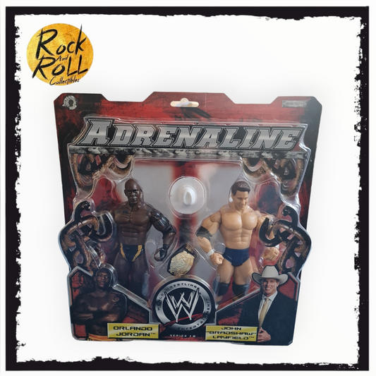 WWE Adrenaline Series 12 - Orlando Jordan & John "Bradshaw" Layfield 2 Pack Action Figure