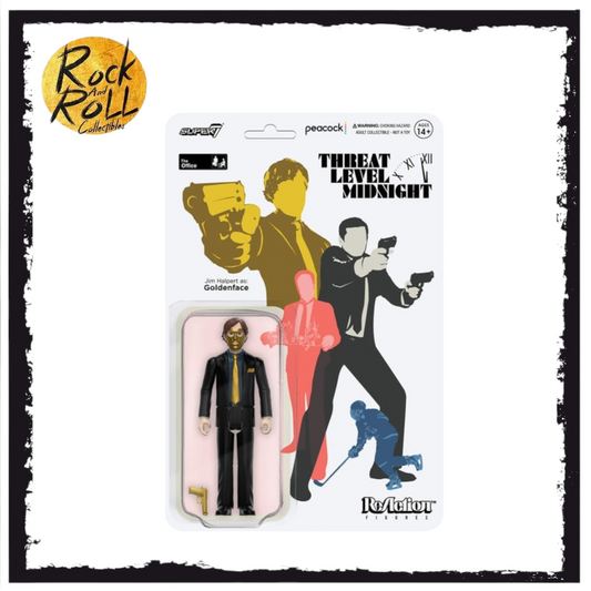 The Office Reaction Figures Wave 1 - Jim Halpert as Goldenface Super 7