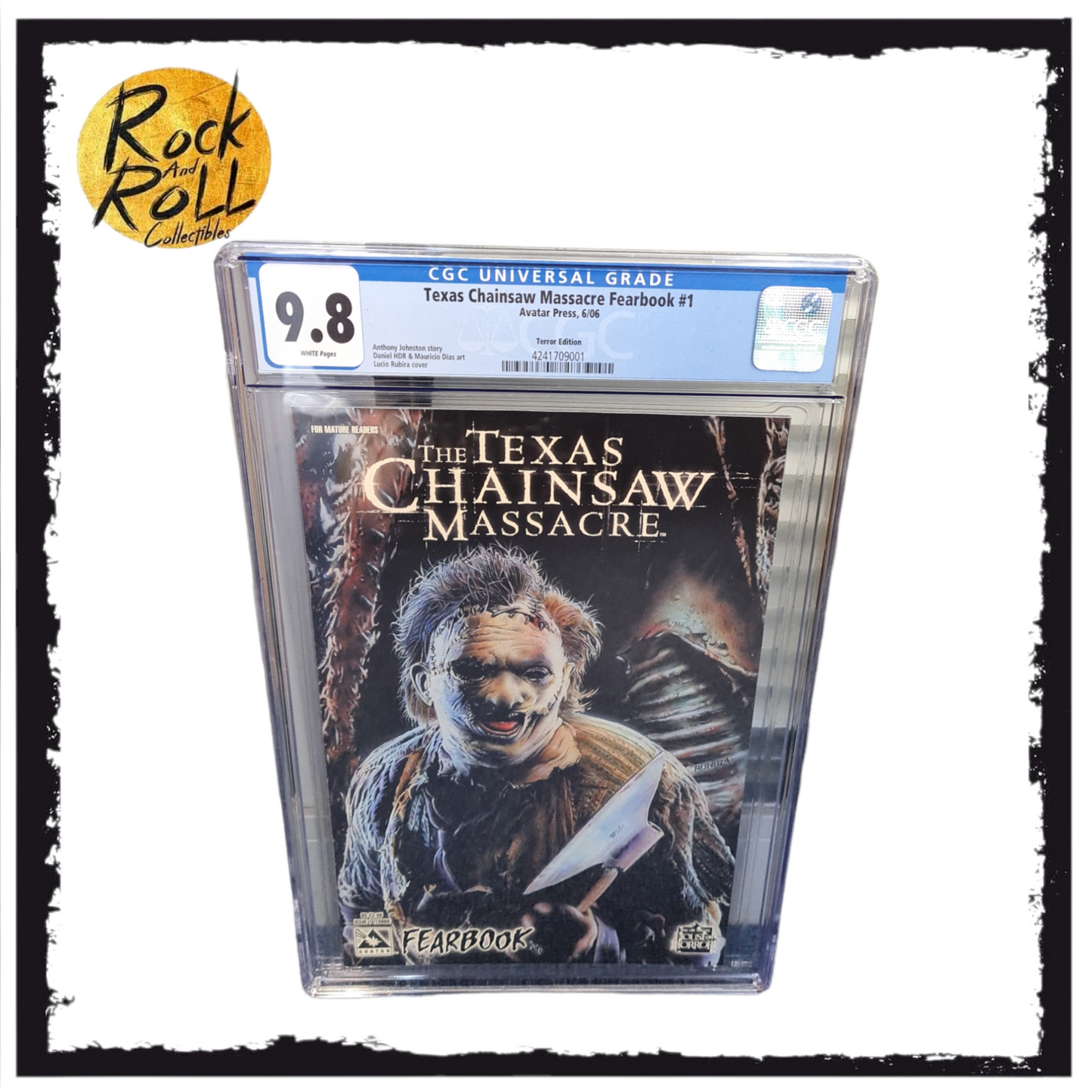 Texas Chainsaw Massacre Fearbook #1 Avatar Press 6/06 Terror Edition. CGC 9.8