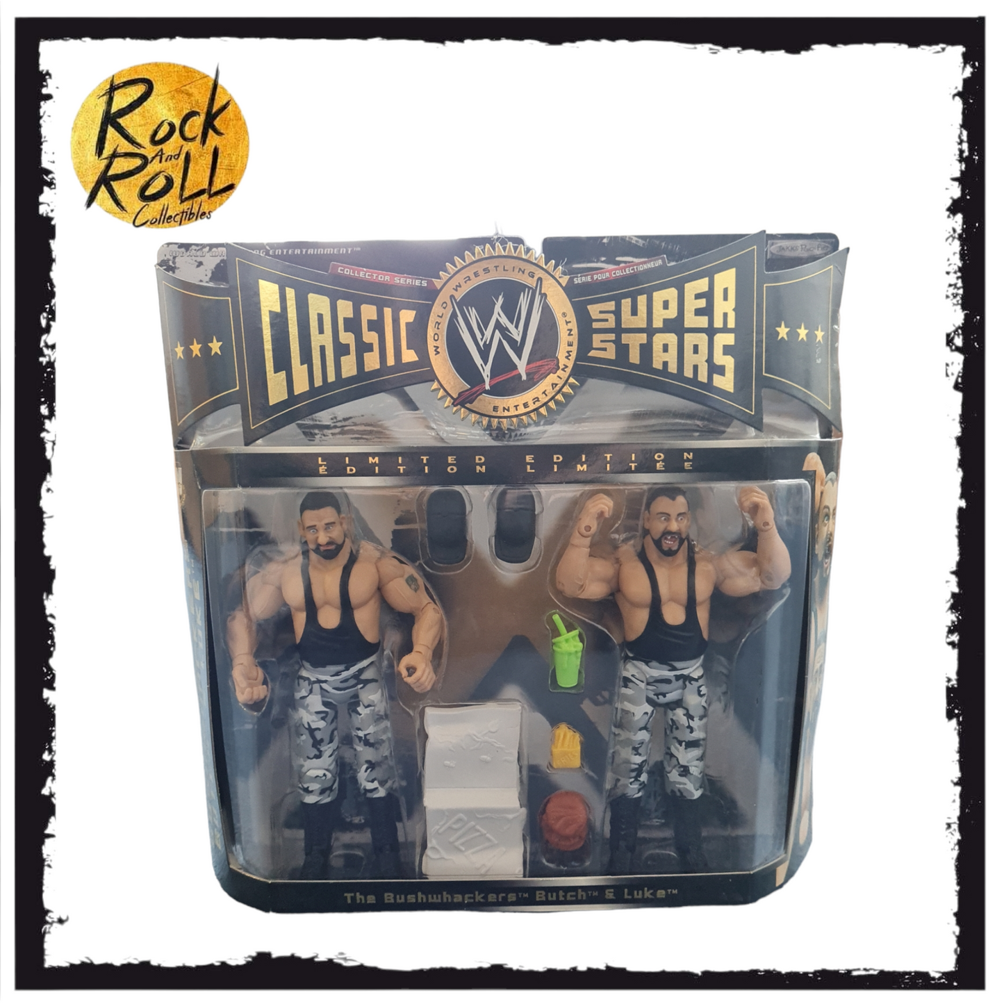 WWE Classic Superstars Collector Series Limited Edition - The Bushwhackers Butch & Luke