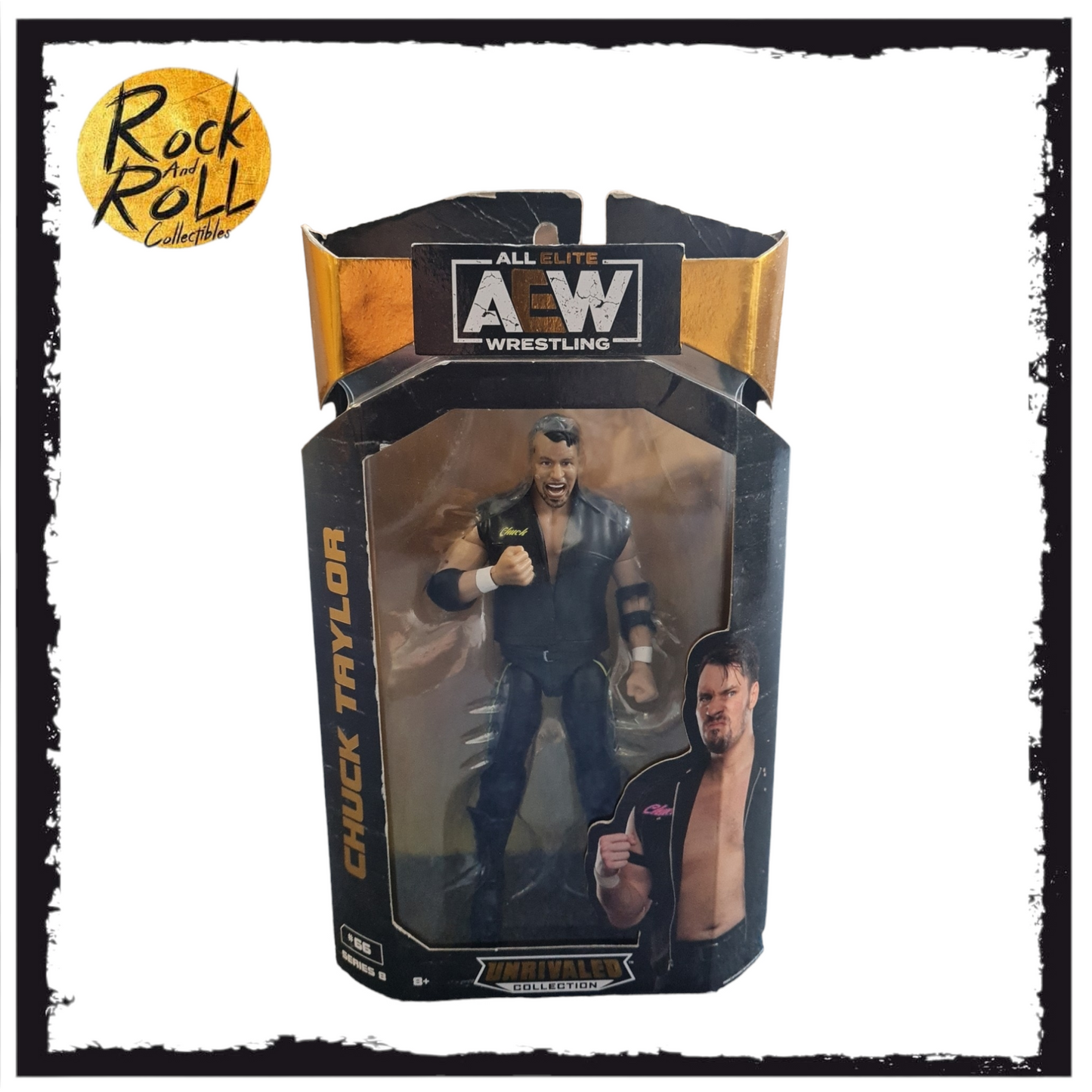 Not Mint Packaging - AEW Unrivaled Collection Series 8 - Chuck Taylor #66