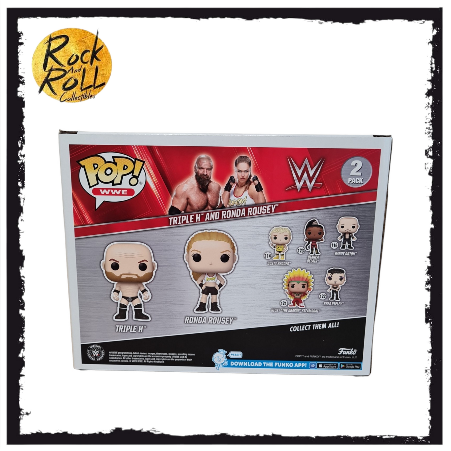 WWE Funko Pop! Triple H and Ronda Rousey 2 Pack