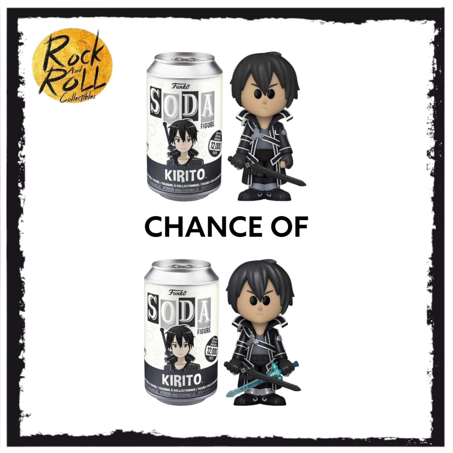 Funko Soda - Kirito 12,000pcs LE - Chance of Chase