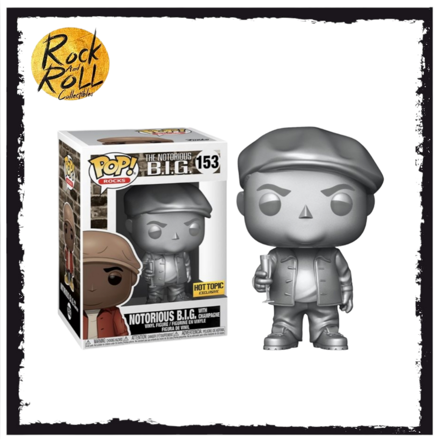 The Notorious B.I.G With Champagne Metallic Hot Topic Exclusive #153 LE 5000pcs