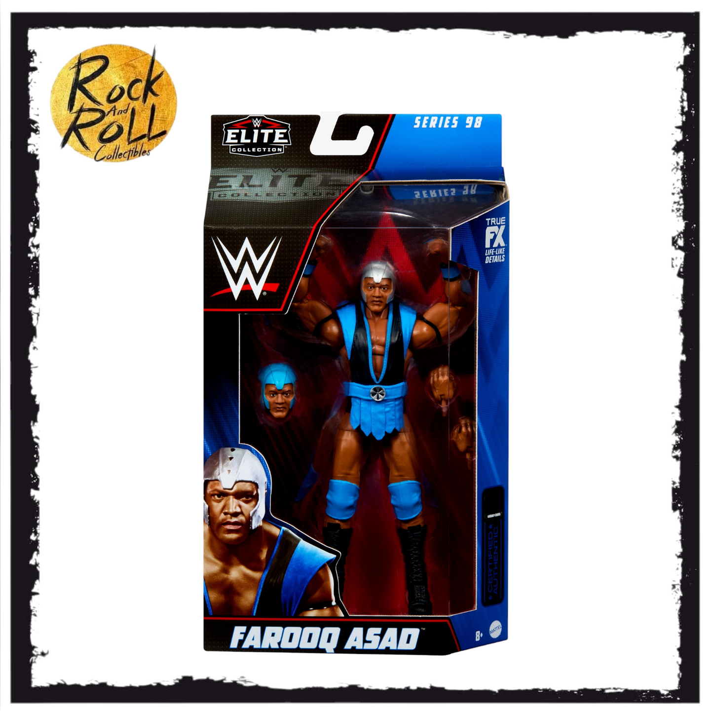 Damaged Packaging - WWE Elite Series 98 - Farooq Asad US Import