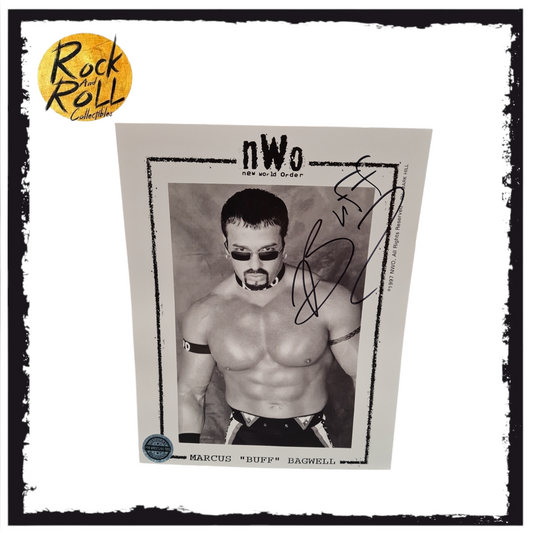 nWo Buff Bagwell Autographed 8x10 - Pro Wrestling Crate