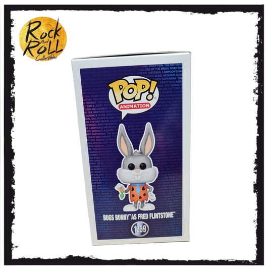 Bugs Bunny as Fred Flintstone Funko Pop! #1259 SDCC 2023 Toy Tokyo Condition 8.75/10
