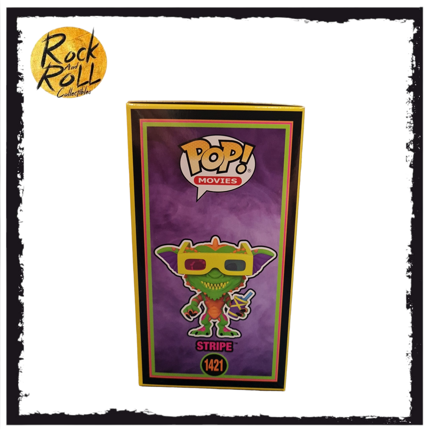 Box Damage - Gremlins - Stripe Blacklight Funko Pop! #1421 Entertainment Earth Exclusive