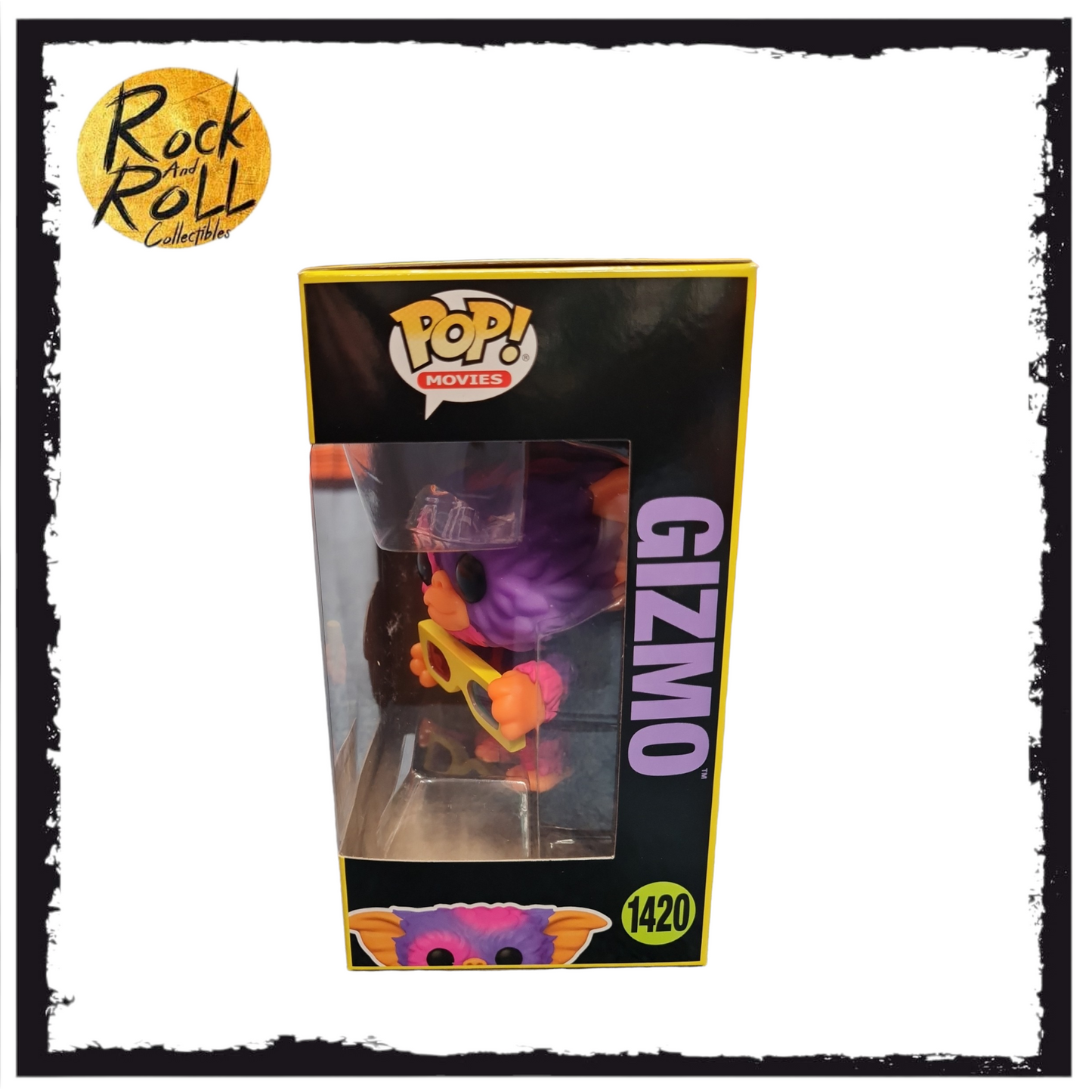 Gremlins - Gizmo Blacklight Funko Pop! #1420 Entertainment Earth Exclusive. Condition 8.5/10