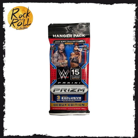 Bret Hit Man Hart 2022 Prizm WWE Red White Blue #198 Price Guide