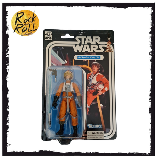 Star Wars - Luke Skywalker: X-Wing Pilot - Kenner Action Figure 40th Anniversary w/Case