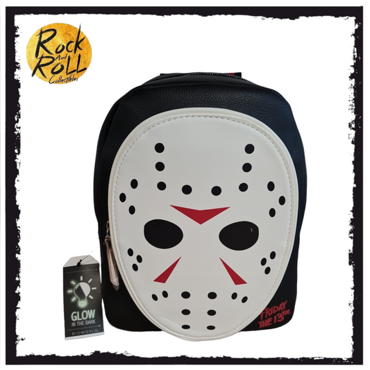 Friday the 13th - Jason Vorhees Mask Glow in the Dark Mini Backpack