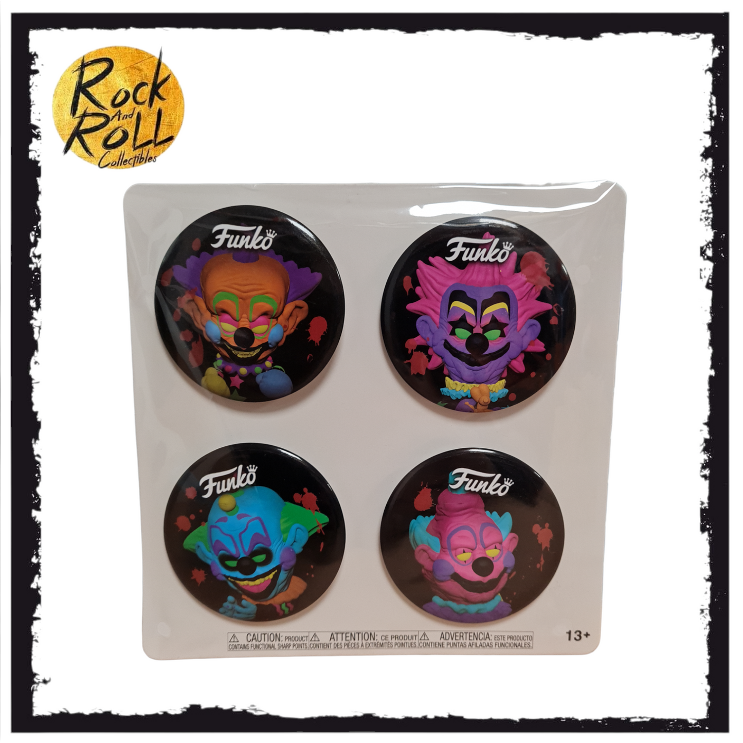 Killer Klowns From Outer-Space Funko Pin Badges