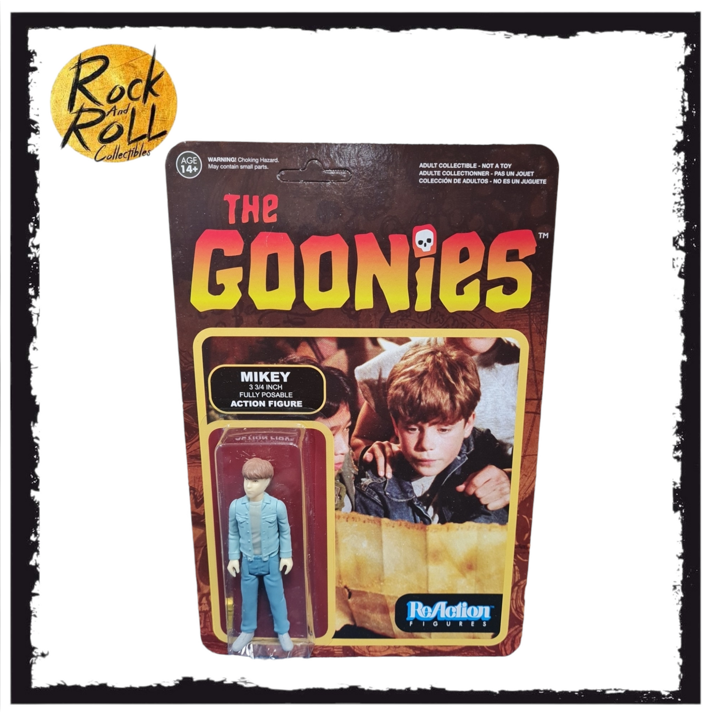 The Goonies - Mikey ReAction Funko x Super7 Action Figure (In Protective Case)