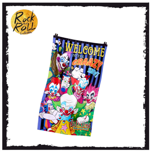 Spirit Halloween Exclusive - Killer Klowns From Outer-Space Flag