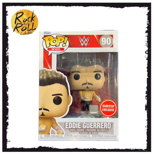 WWE Eddie Guerrero Metallic Funko Pop! #90 w/Pin - Gamestop Exclusive