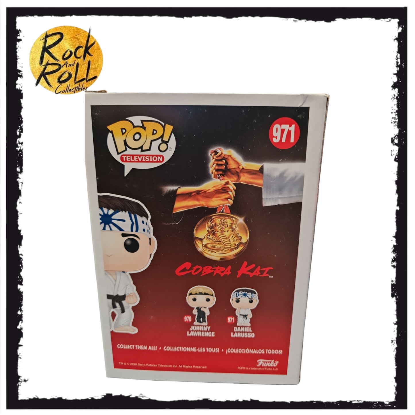 Cobra Kai - Daniel Larusso Signed Funko Pop! #971 ACOA Condition 8/10