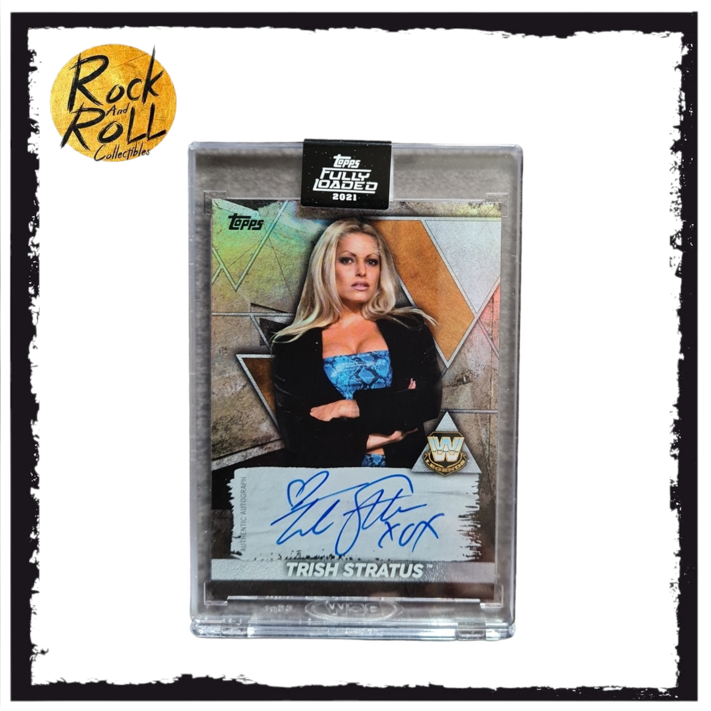 WWE Topps Fully Loaded 2021 Legeds Autograph Card - Trish Stratus #L-TS