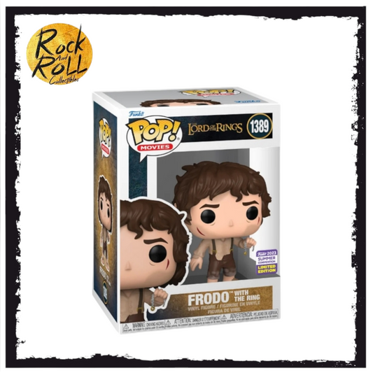 The Lord of the Rings - Frodo w/The Ring Funko Pop! #1389 SDCC 2023 Shared Exclusive