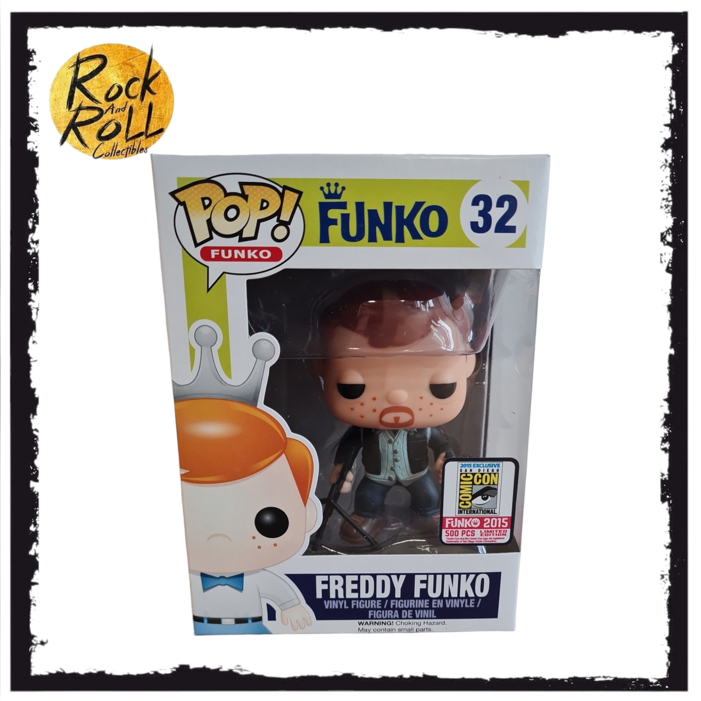 Freddy Funko as Daryl Dixon - Walking Dead - SDCC 2015 Funko Pop! #32 LE500pcs. Condition 9+/10