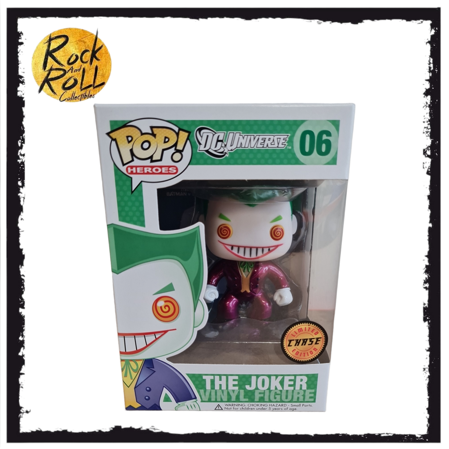 DC Universe - The Joker (Metallic Chase) Funko Pop! #06 - Condition 9/10