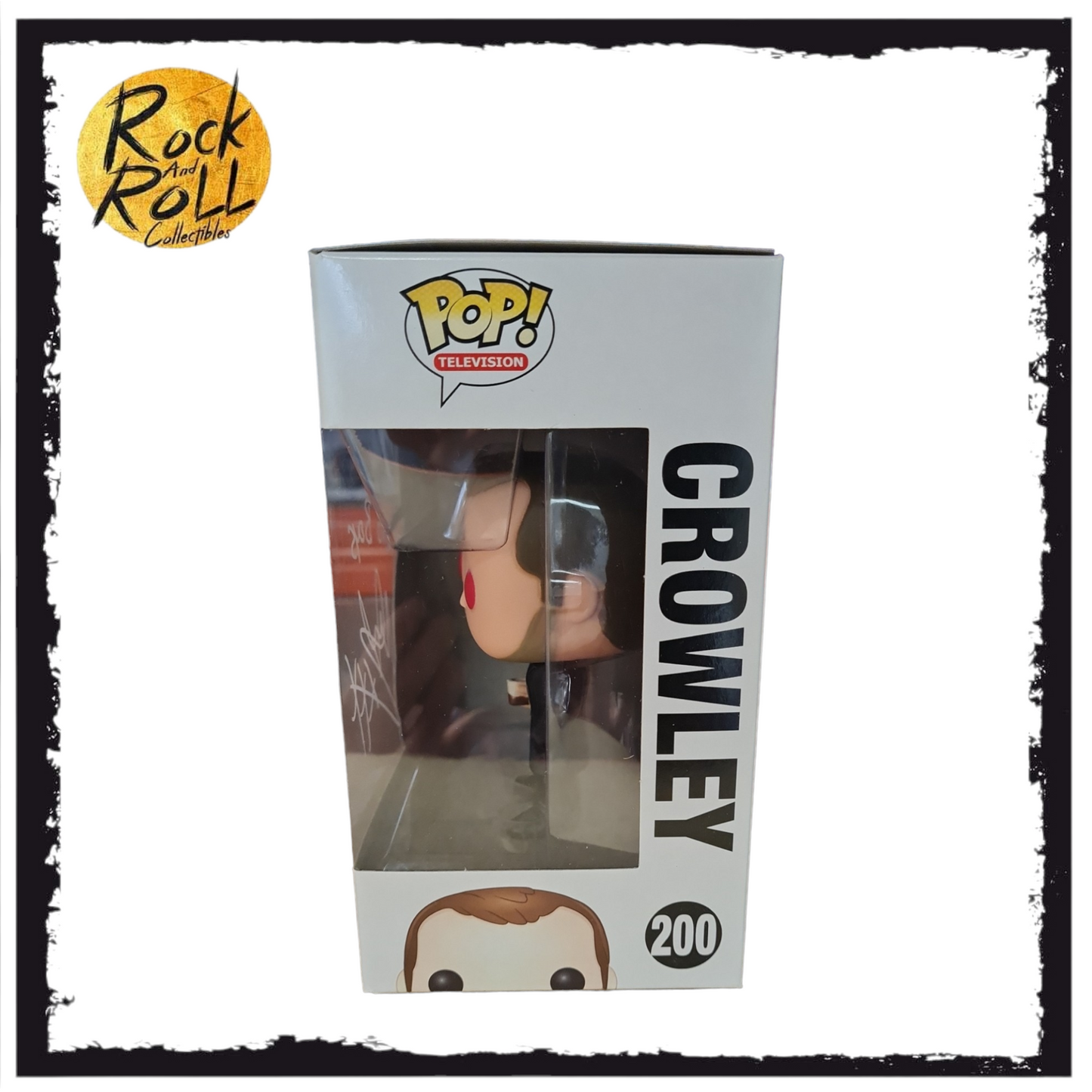 Supernatural - Crowley Signed by Mark Sheppard Funko Pop! #200 Supernova COA Condition 7.75/10