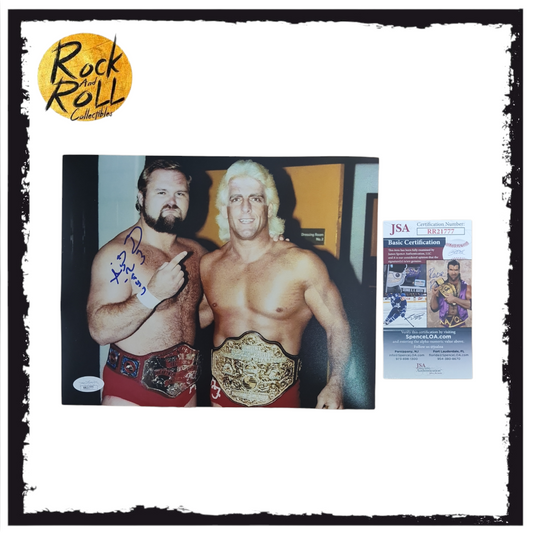 Arn Anderson Signed 8X10 Photo NWA WCW Four Horsemen Autographed JSA COA
