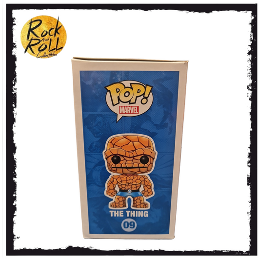 Marvel Universe - The Thing (Blue Eyes, Metallic) SDCC 2011 LE 480pcs. Condition 9/10 Funko Pop! #09