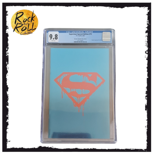 Superman Special Edition #75 D.C. Comics 2022 Big Time Collectibles Blue Foil Edition - CGC 9.8