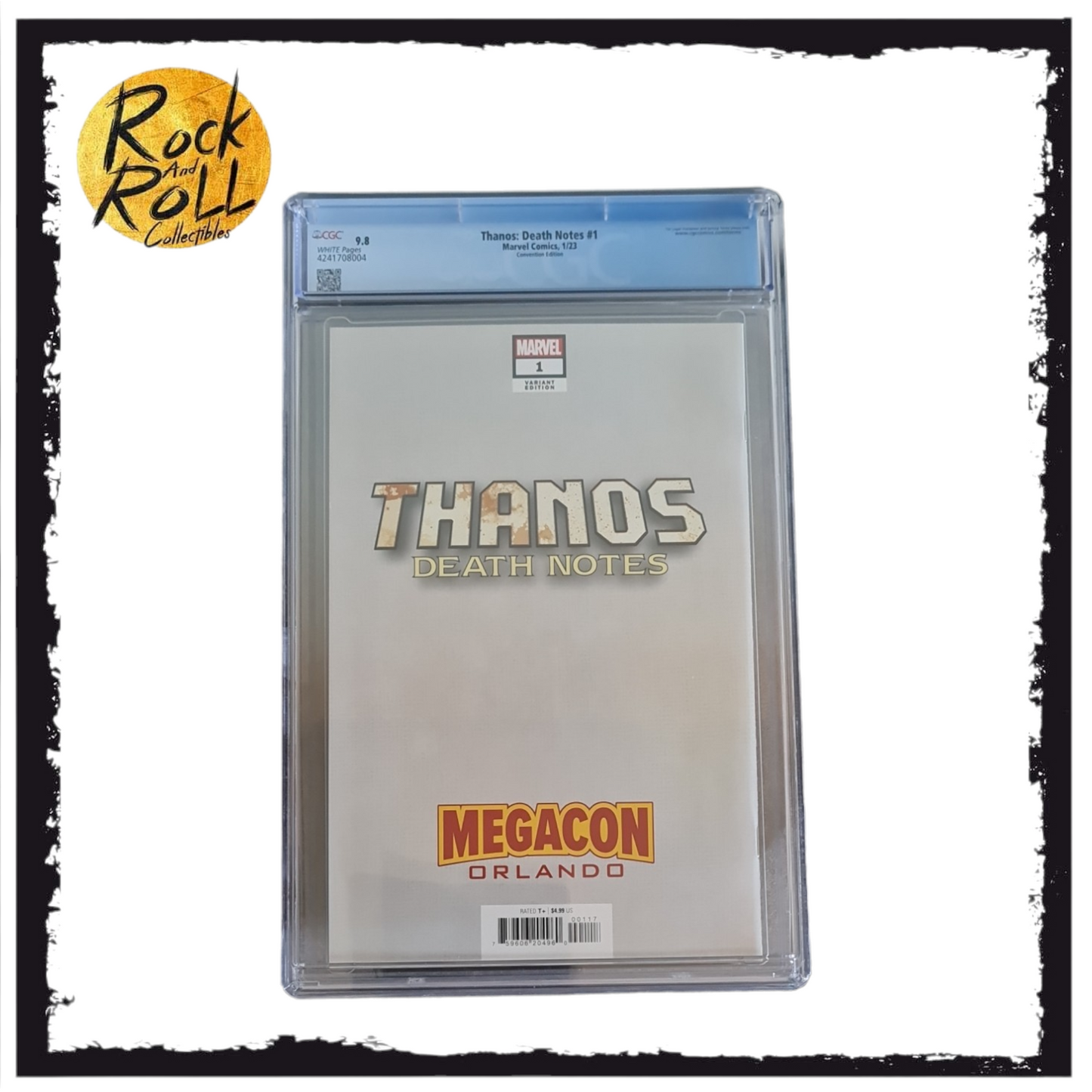 Thanos: Death Notes #1 Marvel Comics 1/23 Convention Edition - CGC 9.8 - MegaCon 2023 Exclusive - Felipe Massafera Cover