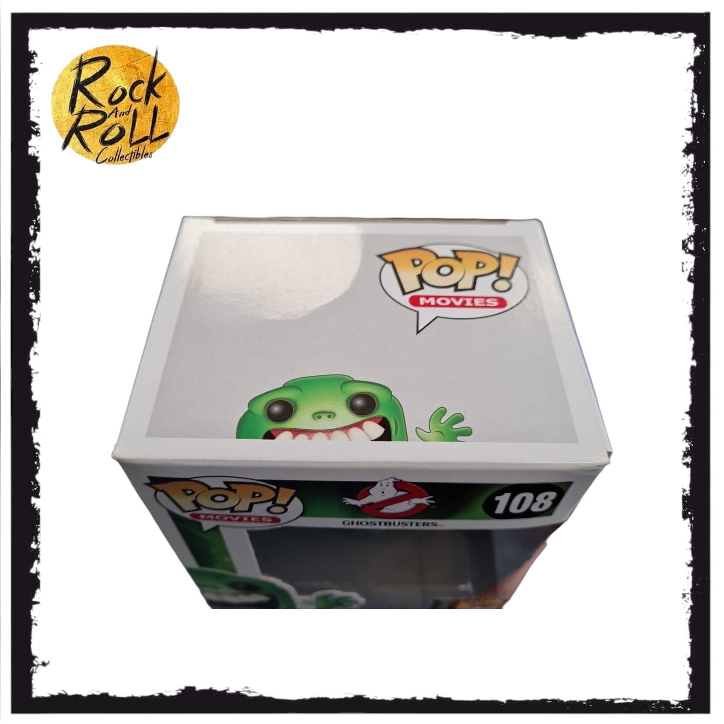 Ghostbusters - Slimer SDCC 2014 Exclusive LE 2500pcs GITD Funko Pop! #108 Condition 8.5/10