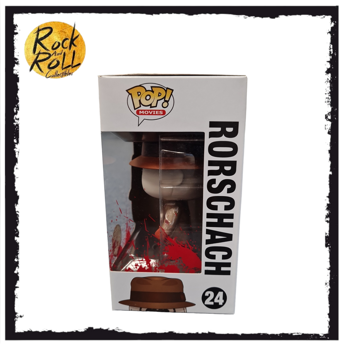 Watchmen - Rorschach (Bloody) Funko Pop! #24 SDCC 2013 LE480pcs. Condition 9/10