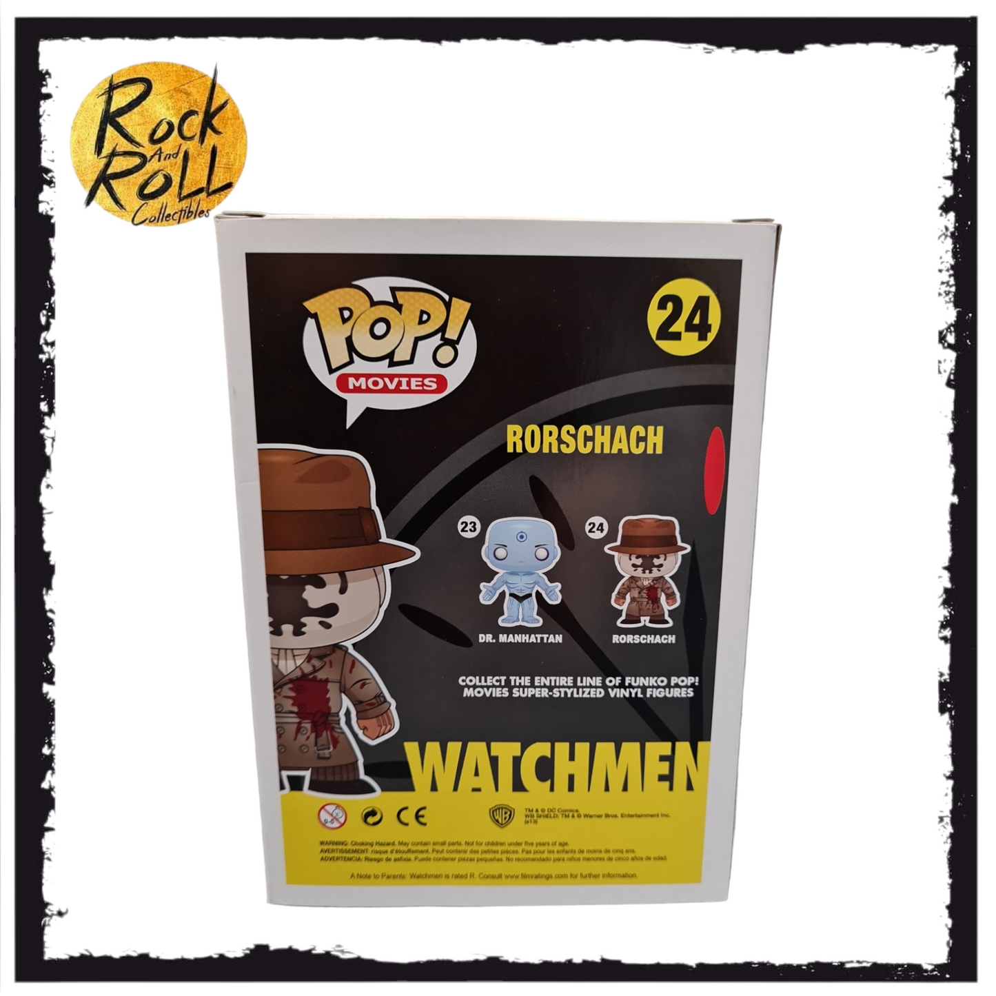 Watchmen - Rorschach (Bloody) Funko Pop! #24 SDCC 2013 LE480pcs. Condition 9/10