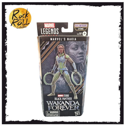 Box Damage - Black Panther Wakanda Forever Marvels Nakia Hasbro Action Figure