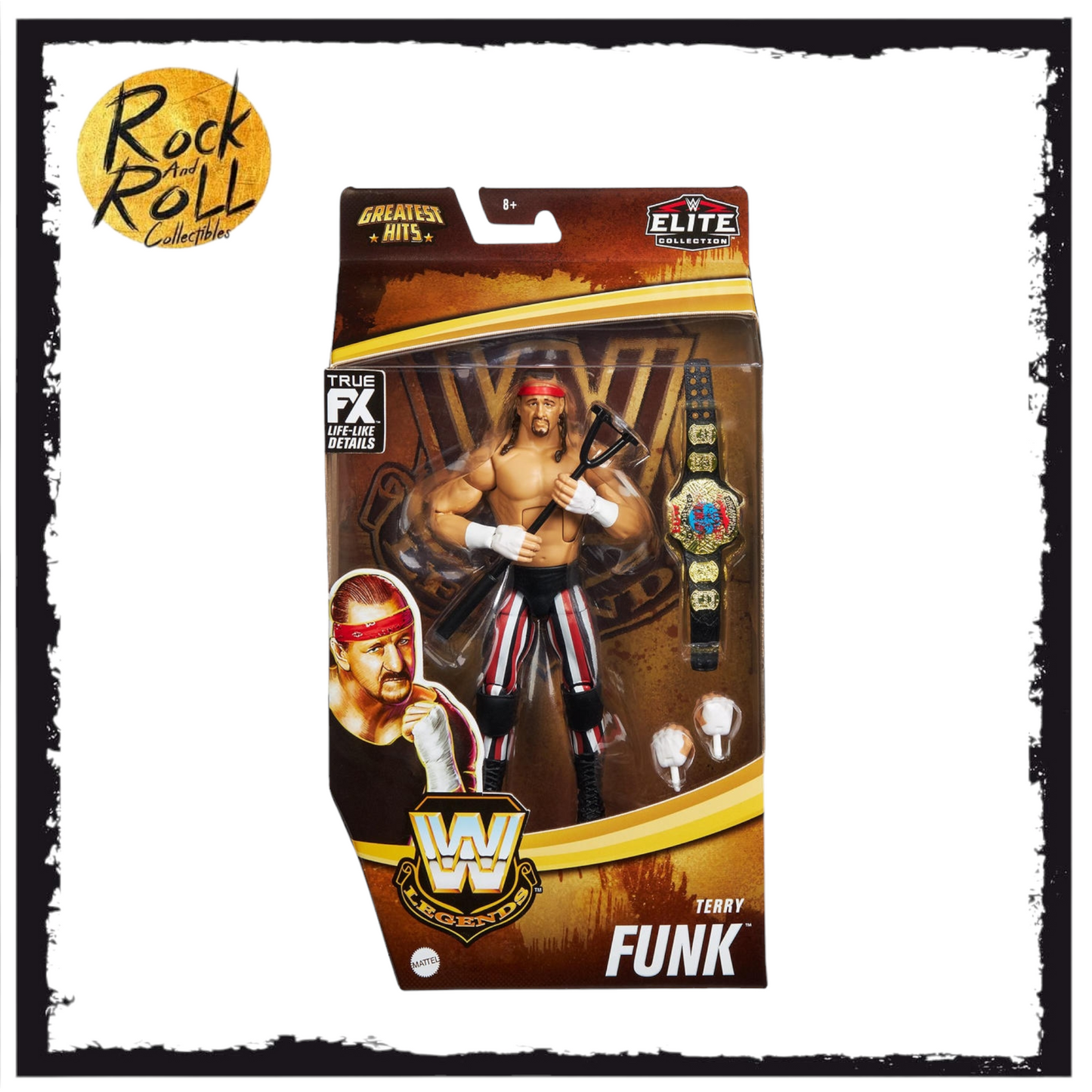 WWE Legends Greatest Hits Elite Terry Funk Action Figure US Import