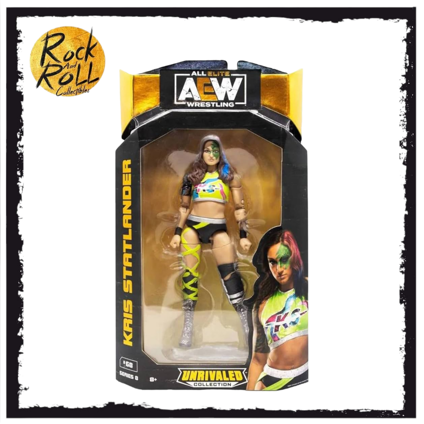 Not Mint Packaging - AEW Kris Statlander Unrivaled Figure Series 8 - US Import