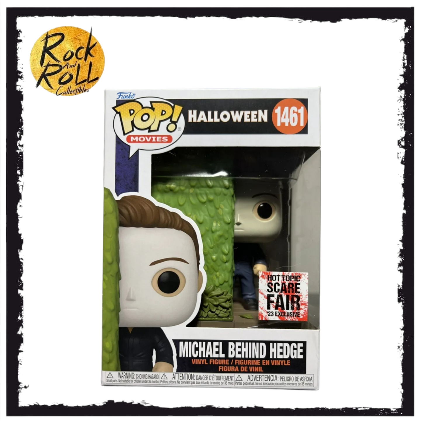 Halloween - Michael Myers Behind Hedge Funko Pop! #1461 Hot Topic Scare Fair 2023 Exclusive
