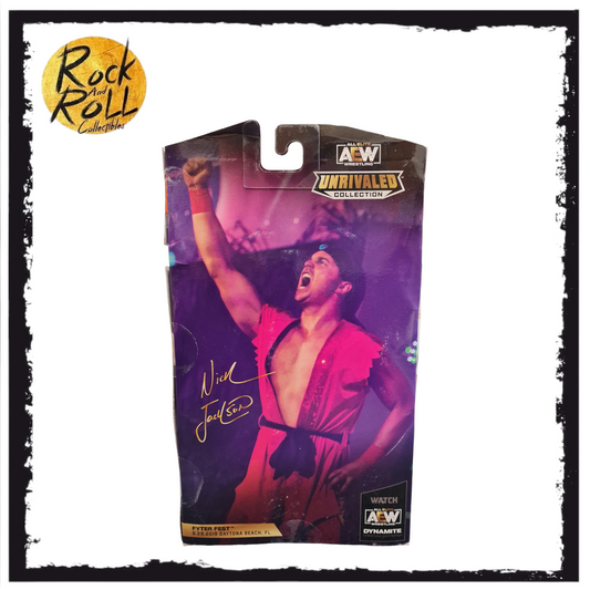 Not Mint Packaging - AEW x Street Fighter - Nick Jackson as Ken - Gamestop Exclusive