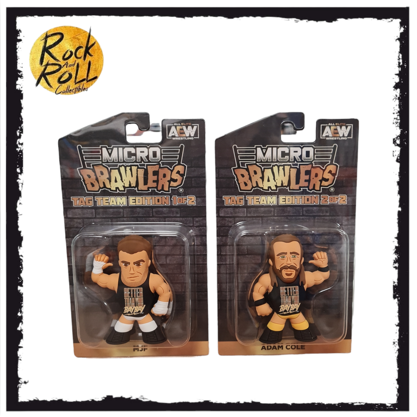Micro Brawlers AEW Tag Team Edition - MJF & Adam Cole