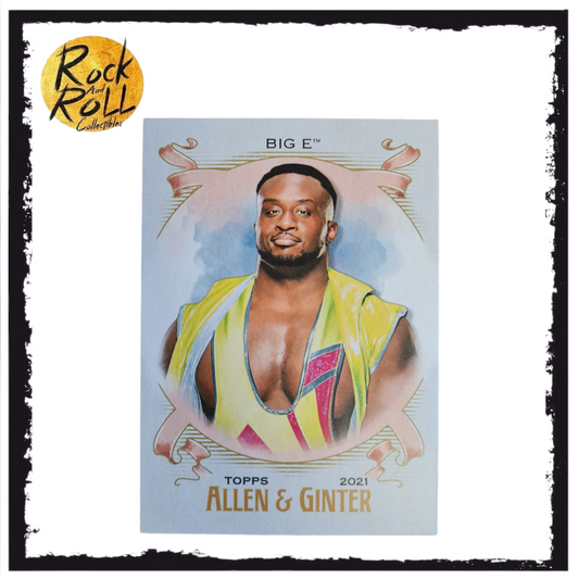 WWE 2021 Topps Heritage Allen & Ginter Card - #AG-6 Big E