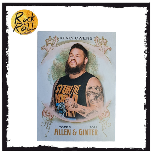 WWE 2021 Topps Heritage Allen & Ginter Card - #AG-12 Kevin Owens