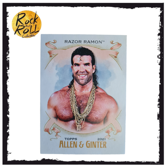 WWE 2021 Topps Heritage Allen & Ginter Card - #AG-16 Razor Ramon