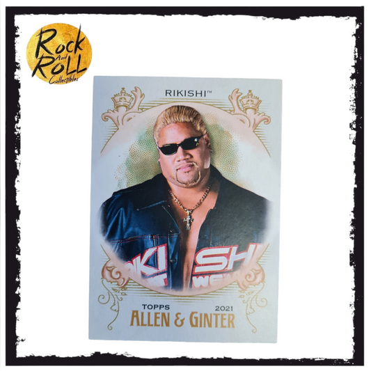 WWE 2021 Topps Heritage Allen & Ginter Card - #AG-17 Rikishi