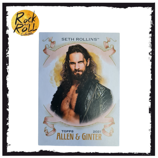 WWE 2021 Topps Heritage Allen & Ginter Card - #AG-20 Seth Rollins