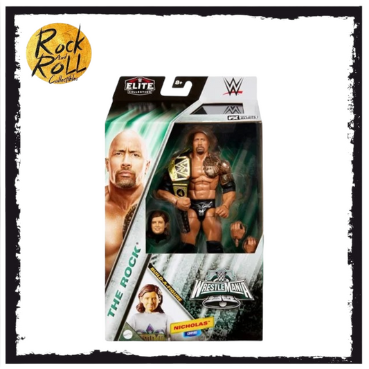WWE Wrestlemania Elite '24 BAF - The Rock US Import
