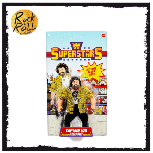 Not Mint Packaging WWE Action Figure Captain Lou Albano Superstars US Import