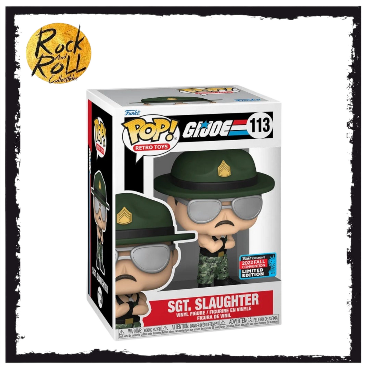 Funko Pop! Vinyl: GI Joe - Sgt. Slaughter - 2022 Fall (Exclusive) #113